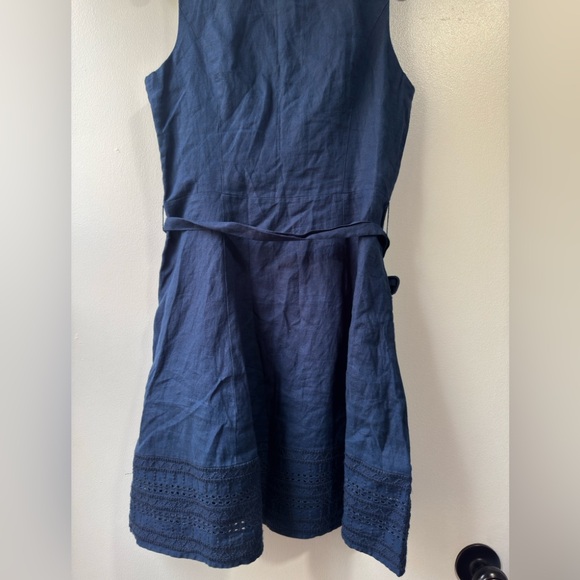 Tahari Navy Sleeveless Mini Dress - Picture 9 of 13